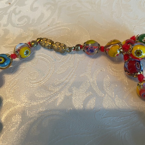 Vintage Murano Venetian Glass Beaded Necklace - Picture 7 of 8